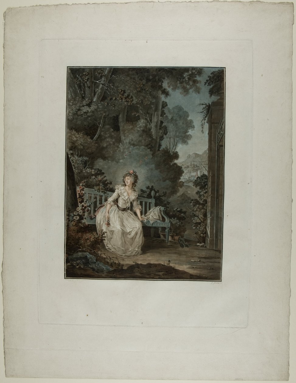 Madame Dugazon i operan "Nina, ou La folle par amour" (Nina, eller kvinnan galen av kärlek) av Jean Francois Janinet