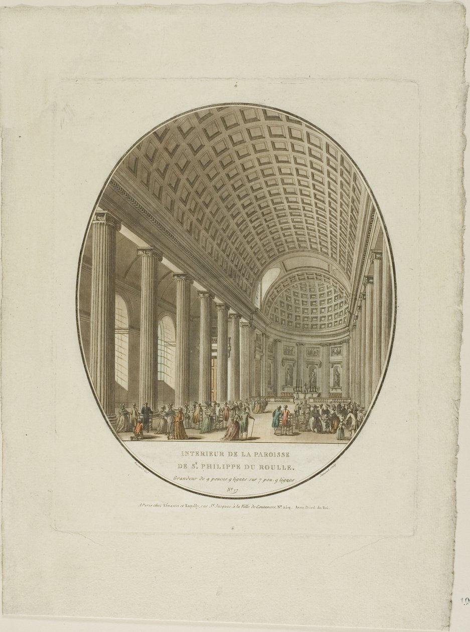 S. Philippe du Rouk, Paris av Jean Francois Janinet