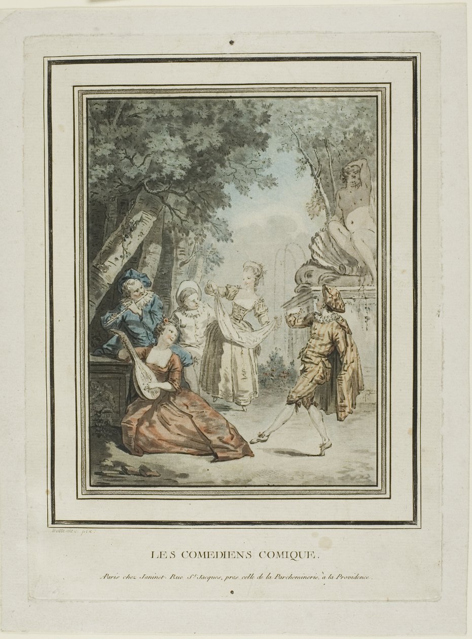 Komikerna av Jean Francois Janinet