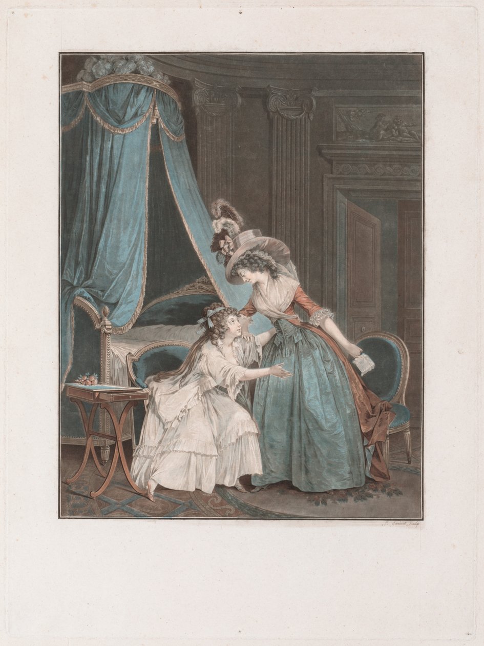 Indiskretionen, 1788. av Jean Francois Janinet