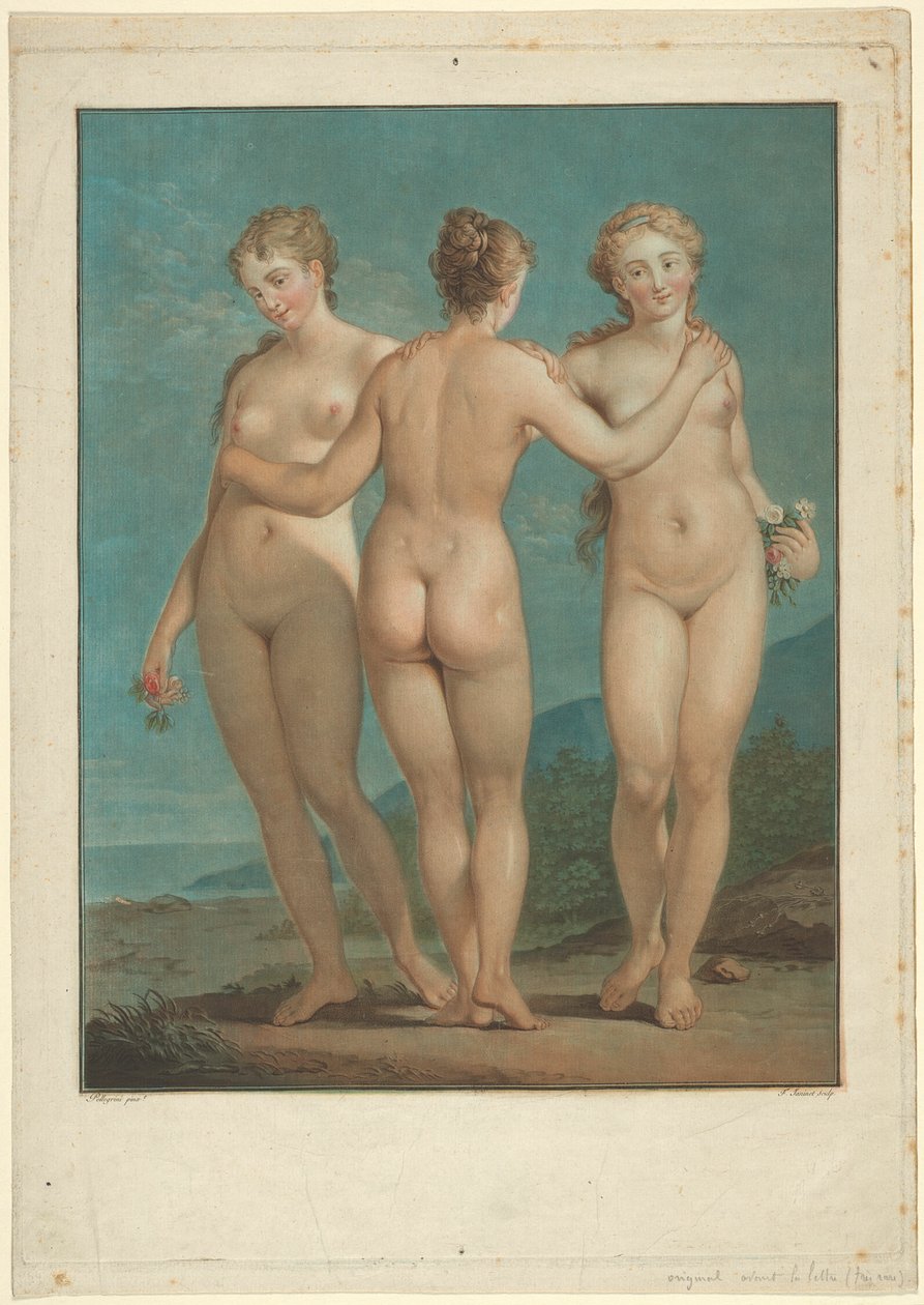 De tre nådegåvorna av Jean Francois Janinet