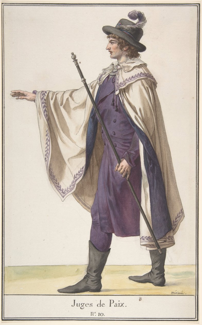 A Justice of the Peace, ca. 1798-99. av Jean Francois Leonor Merimee