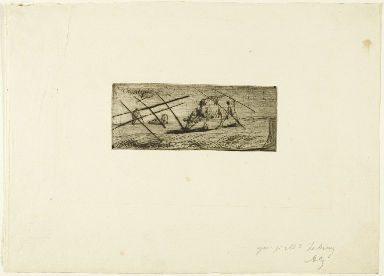 Ett får som betar av Jean Francois Millet