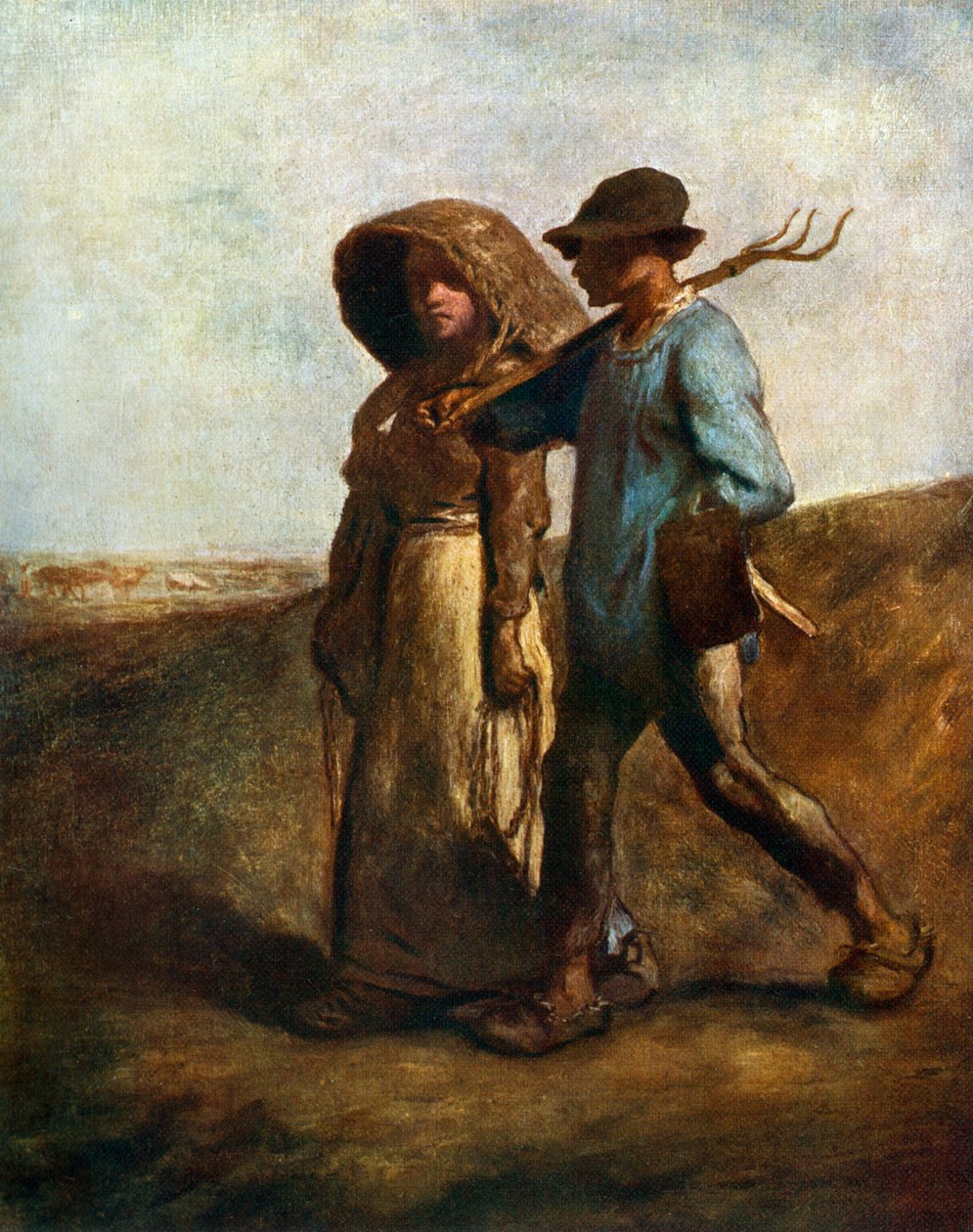 Går till jobbet, c1850-1851, 1912. av Jean Francois Millet