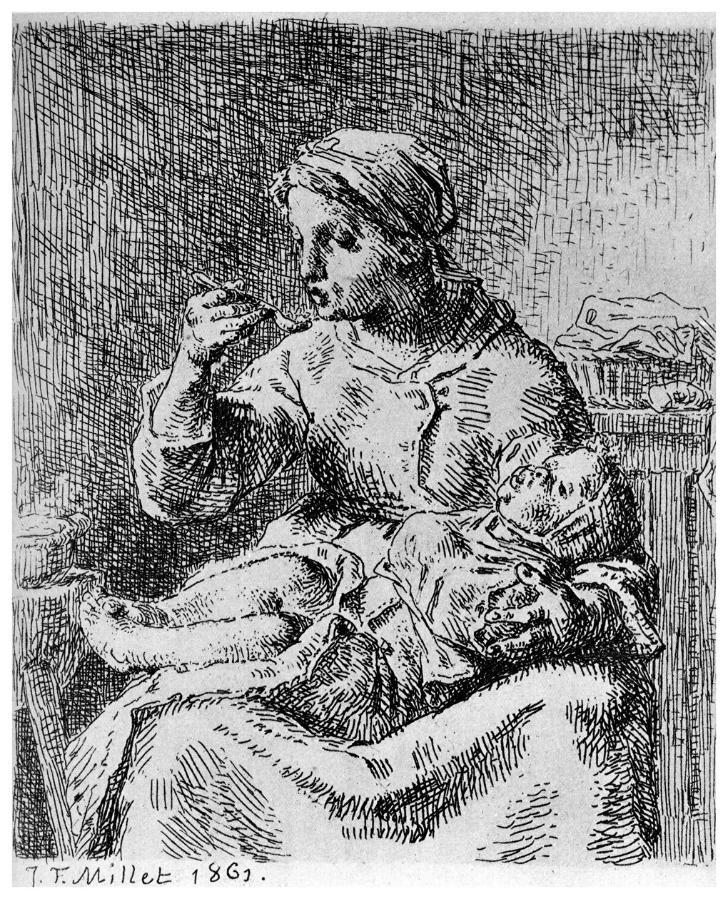 Gröten, 1861 1924 av Jean Francois Millet
