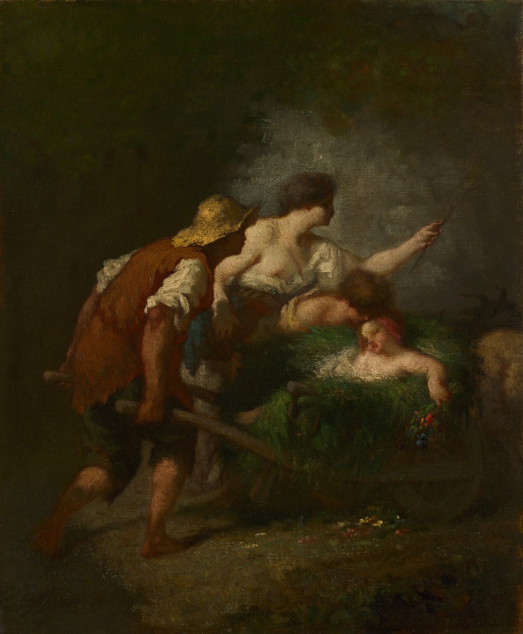 Return from the Fields, c.1846-1847 av Jean Francois Millet