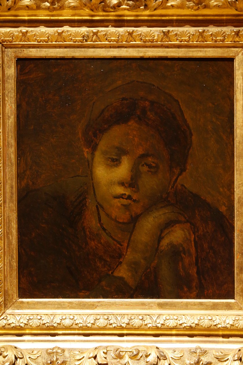 Herde vilande på sin käpp, 1872 av Jean Francois Millet