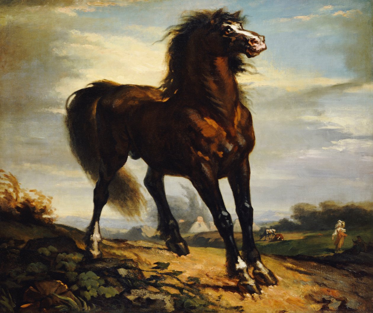Hästen av Jean Francois Millet