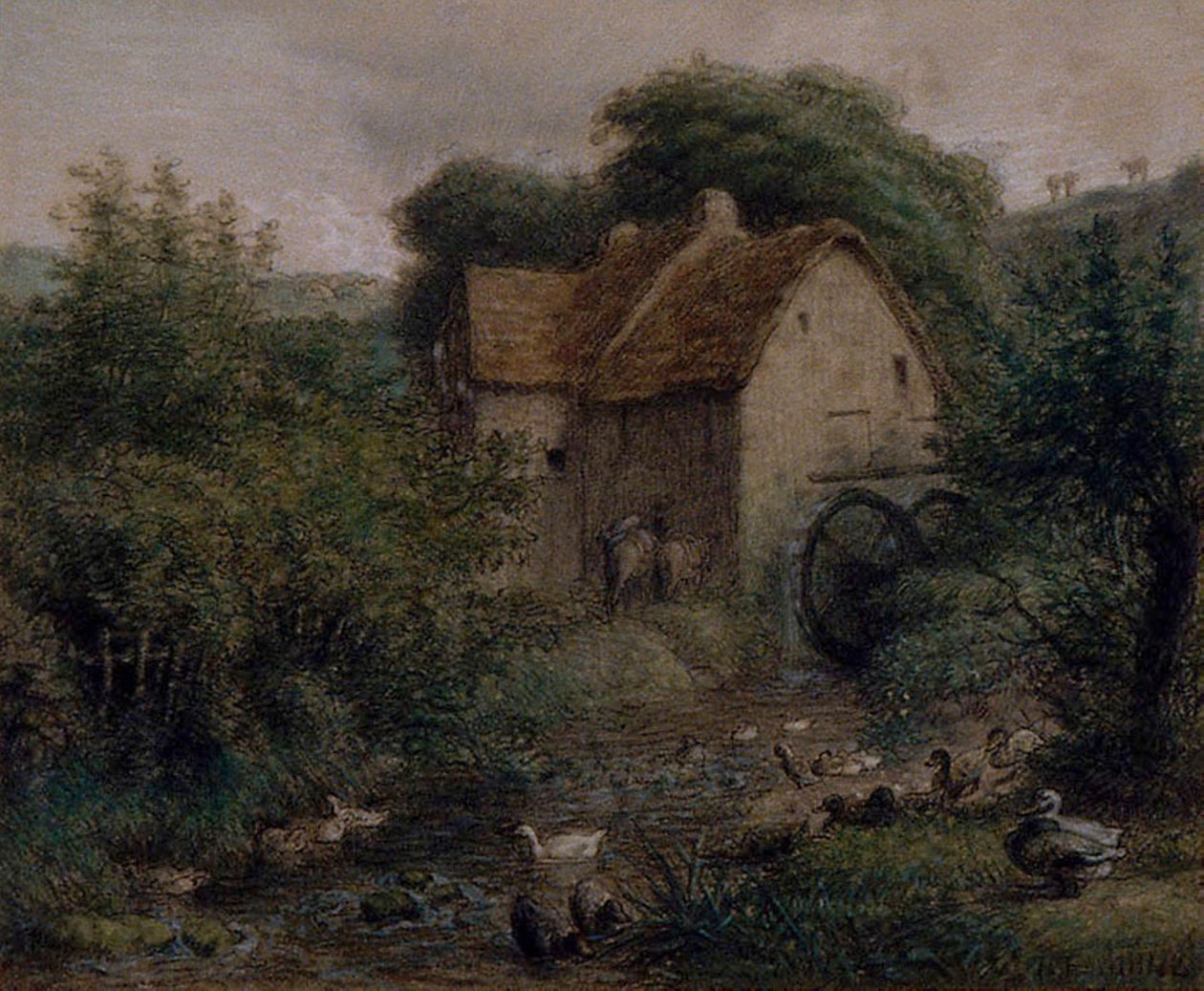 Gamla kvarnen av Jean Francois Millet