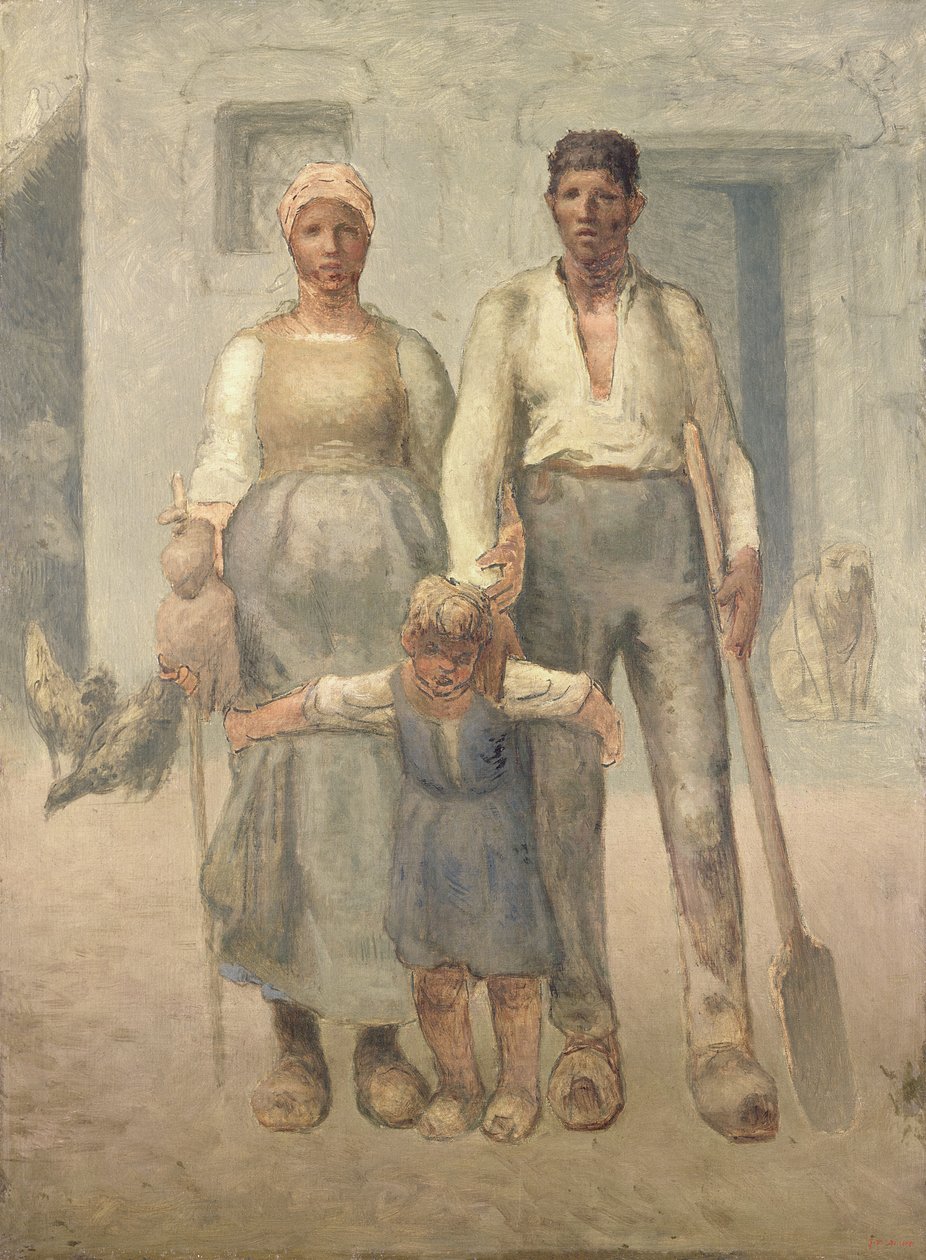 Bondefamiljen av Jean-Francois Millet