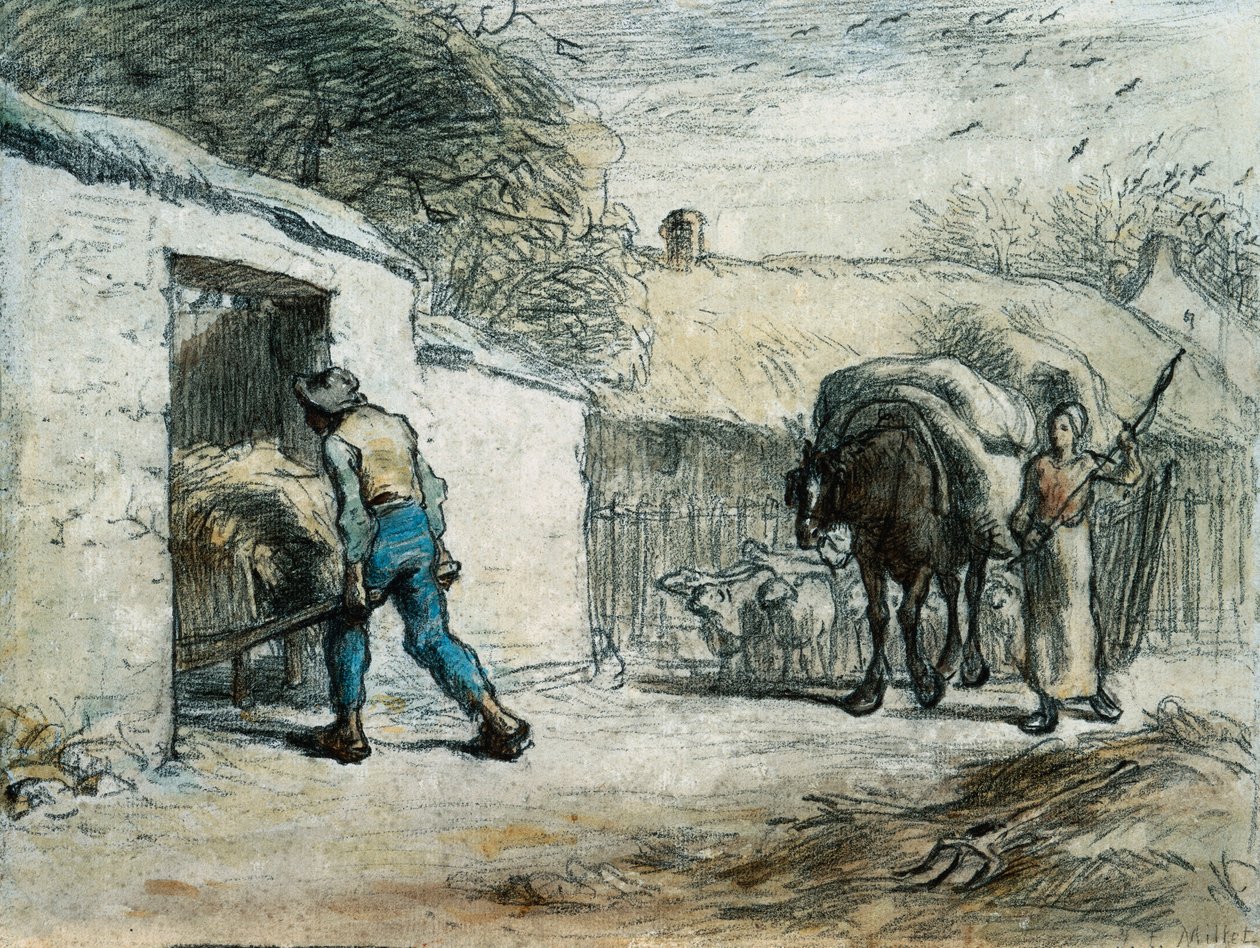 Återkomsten från fältet av Jean Francois Millet
