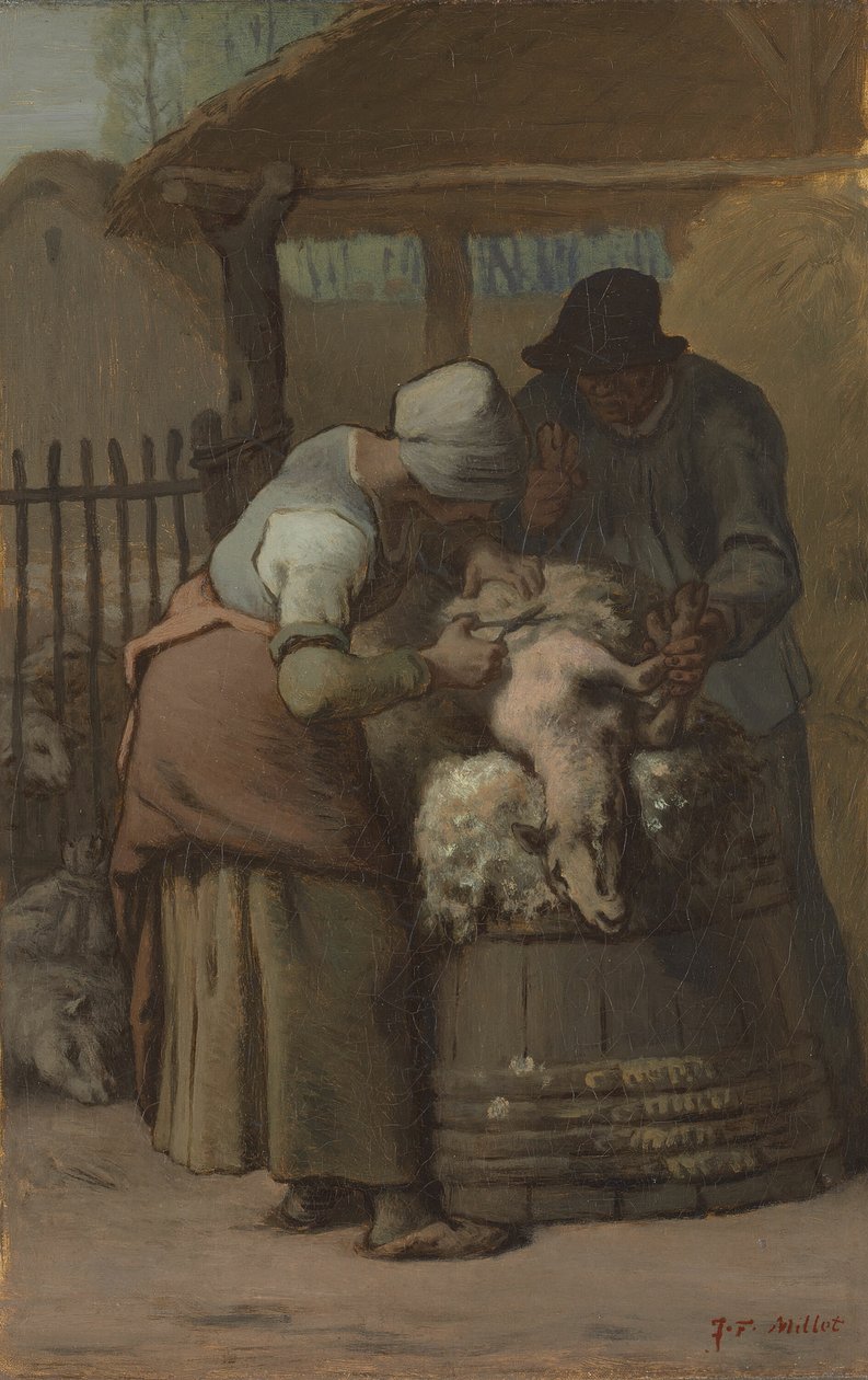 Fårklipparna, 185761. av Jean Francois Millet