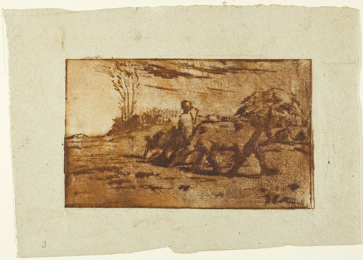 De två korna av Jean Francois Millet