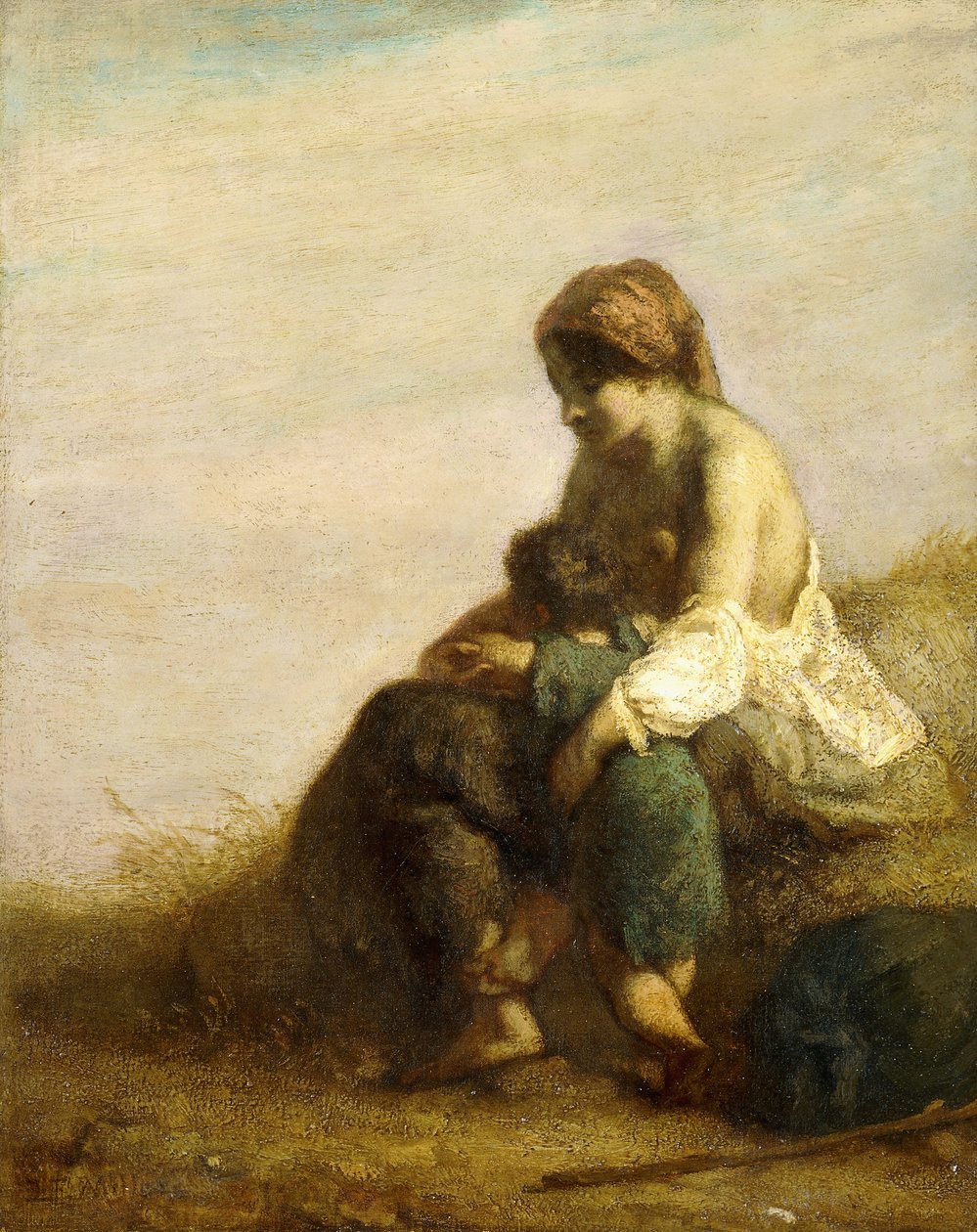 Vandrarna, av Jean Francois Millet