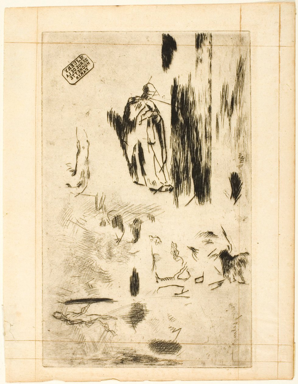 Olika skisser av Jean Francois Millet