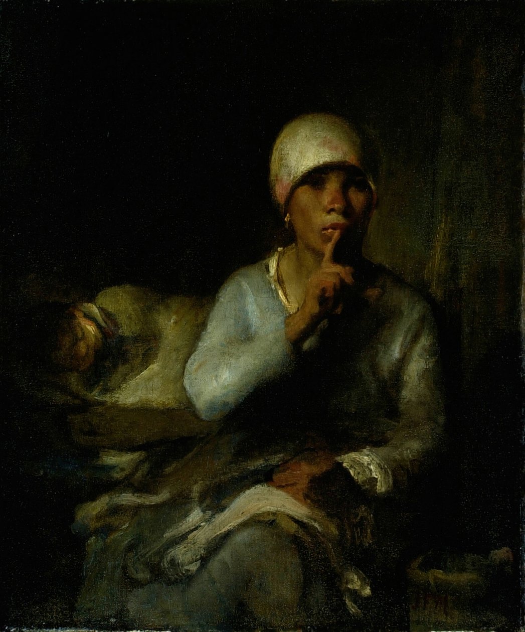 Kvinna och barns tystnad, 185560. av Jean Francois Millet