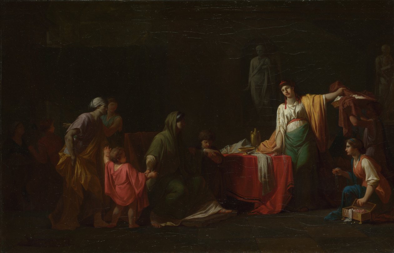 Cornelia, Gracchis moder, 1781 av Jean François Pierre Peyron