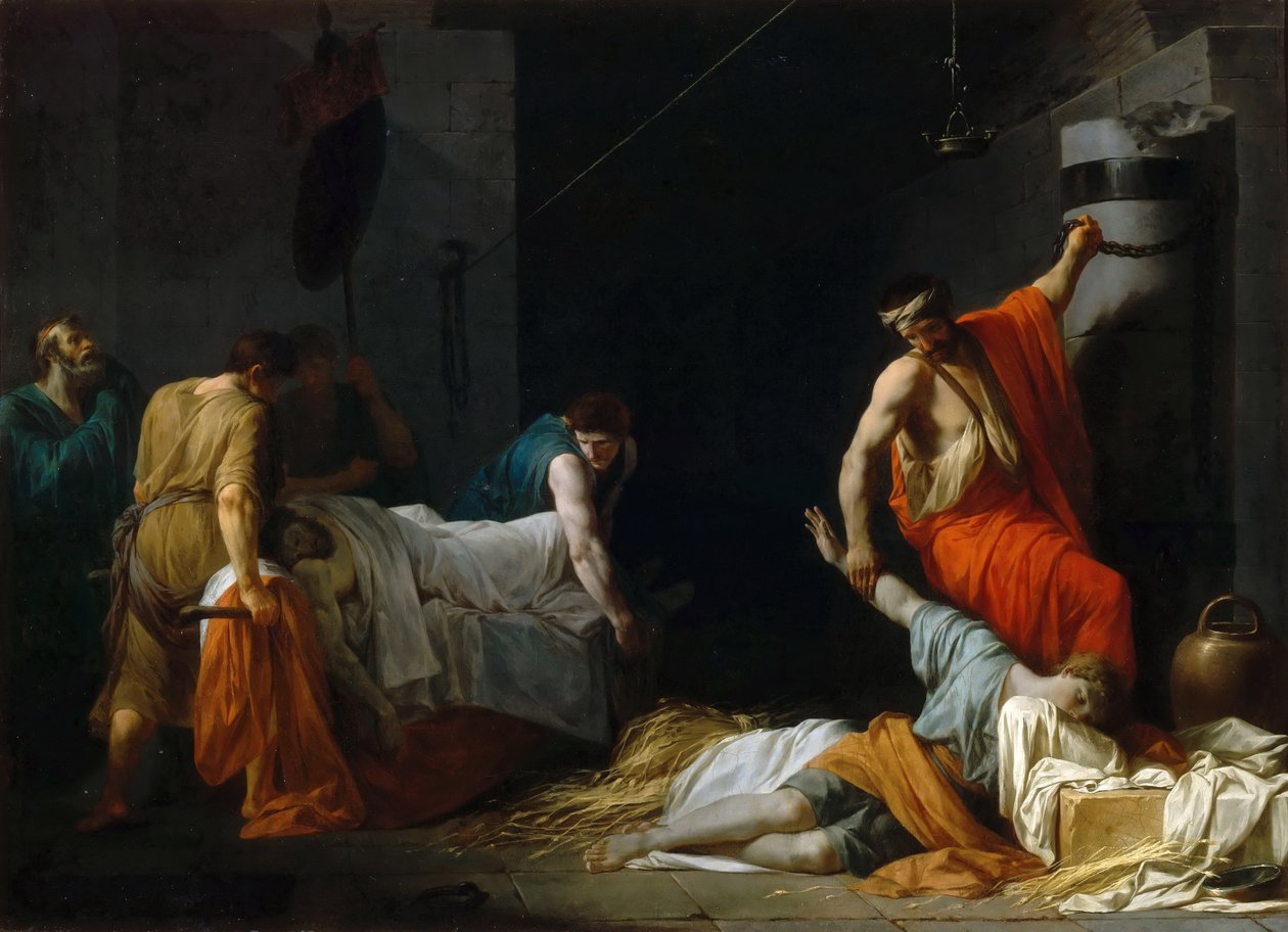 Miltiades begravning av Jean François Pierre Peyron