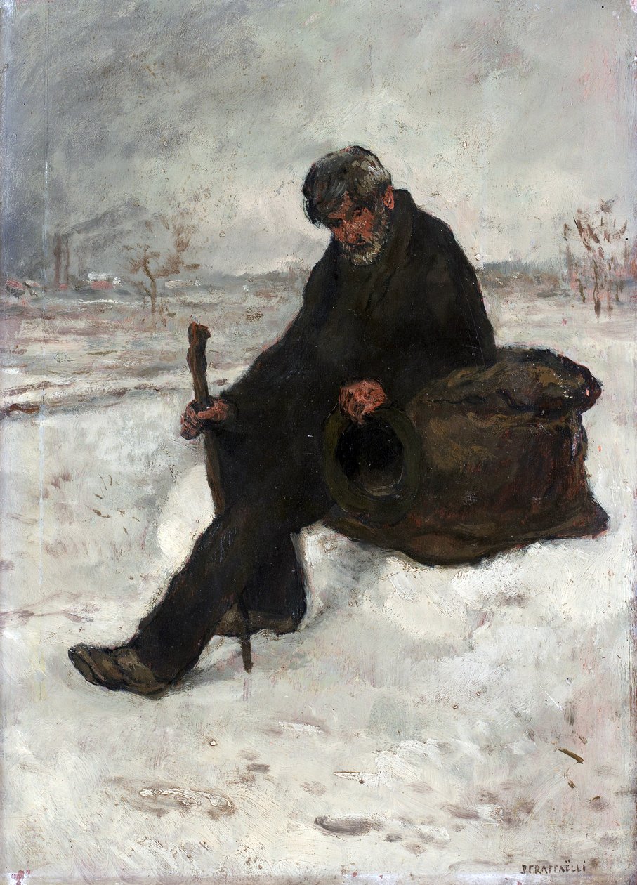 En filosof, Cheminot i snön av Jean Francois Raffaelli