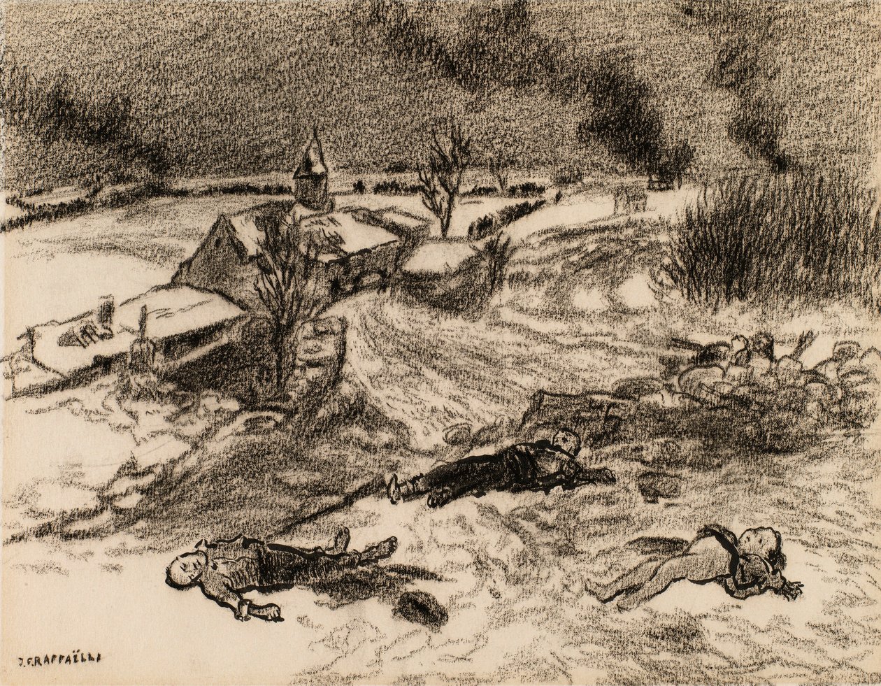 Efter slaget av Jean Francois Raffaelli