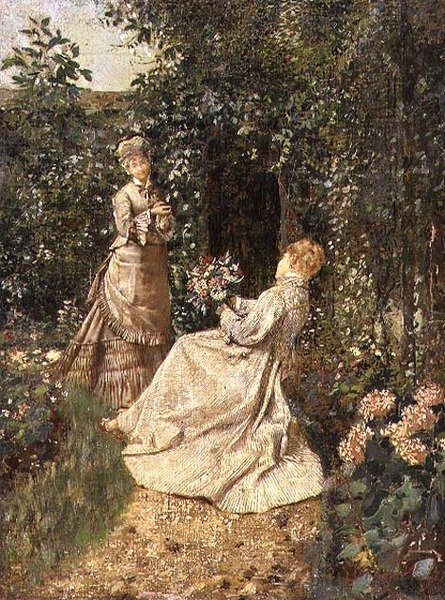 I trädgården av Jean Francois Raffaelli