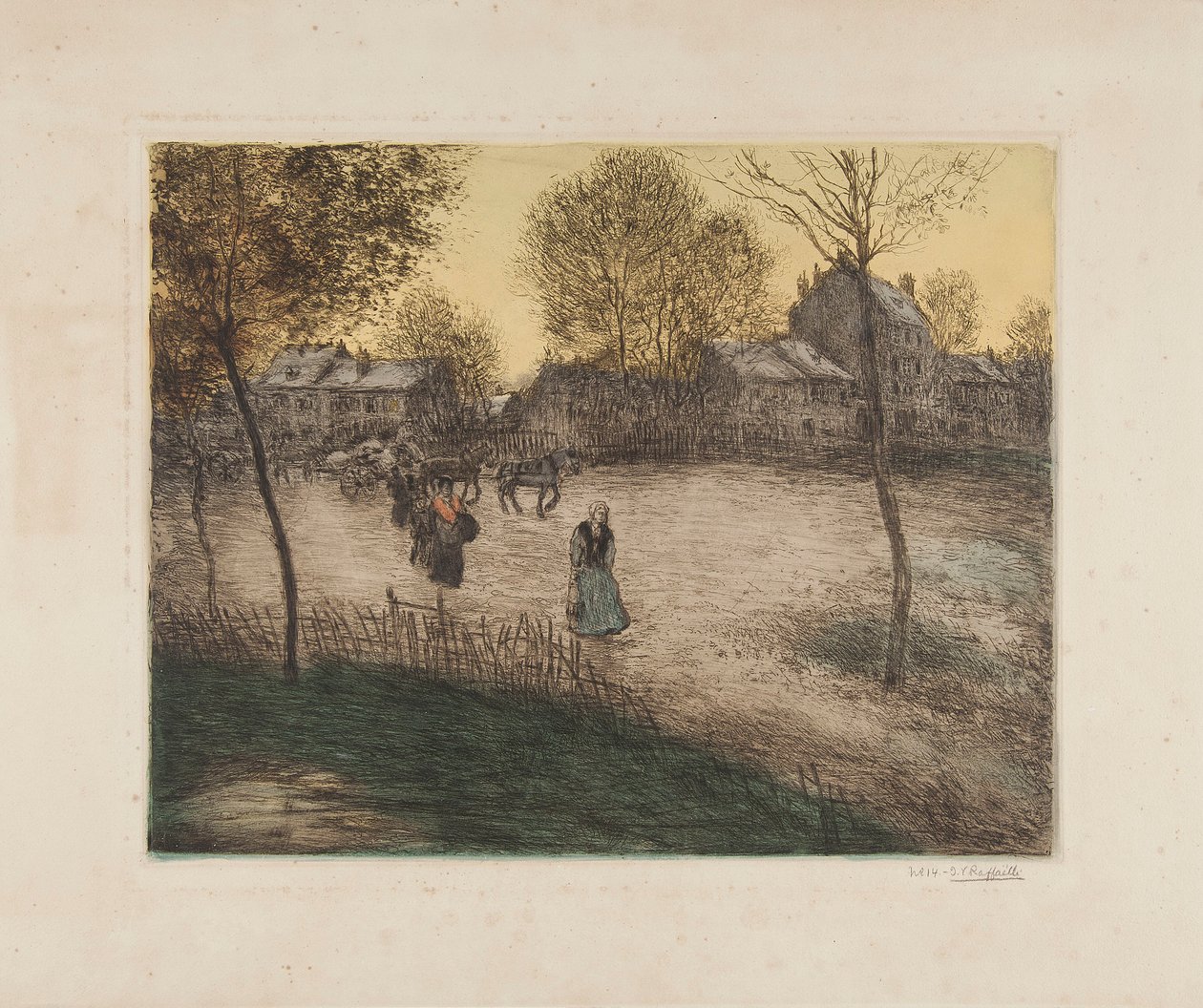 Upprorets torg av Jean Francois Raffaelli