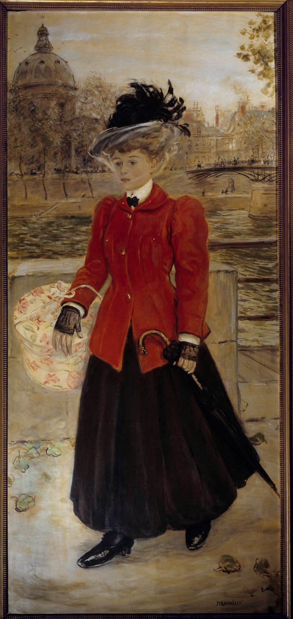 Lärlingsmålningen av Jean Francois Raffaelli (1850-1924) 1908 Sön. 2,08x1,03 m Pau, Museum of Fine Arts av Jean Francois Raffaelli