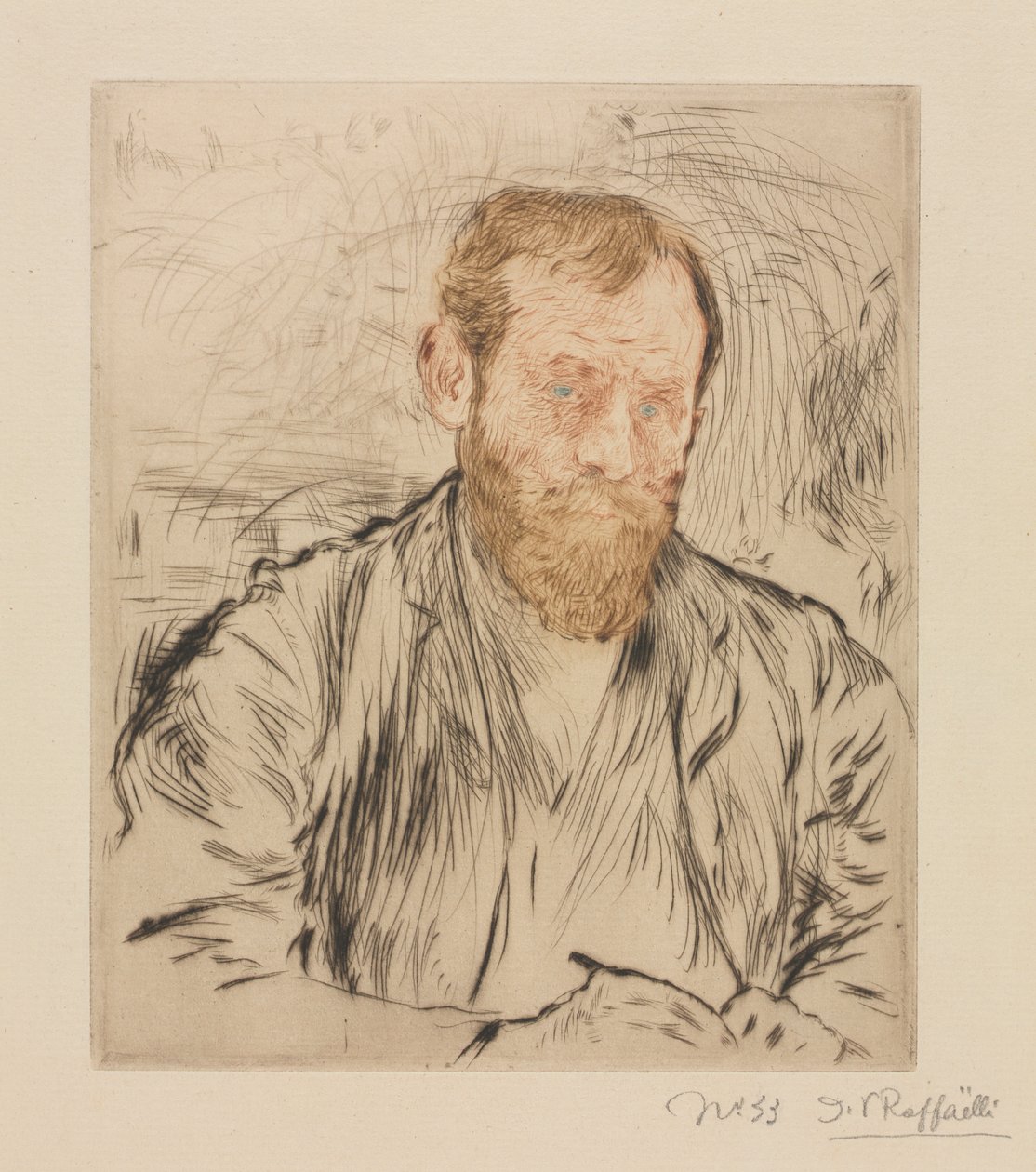 Självporträtt av Jean Francois Raffaelli