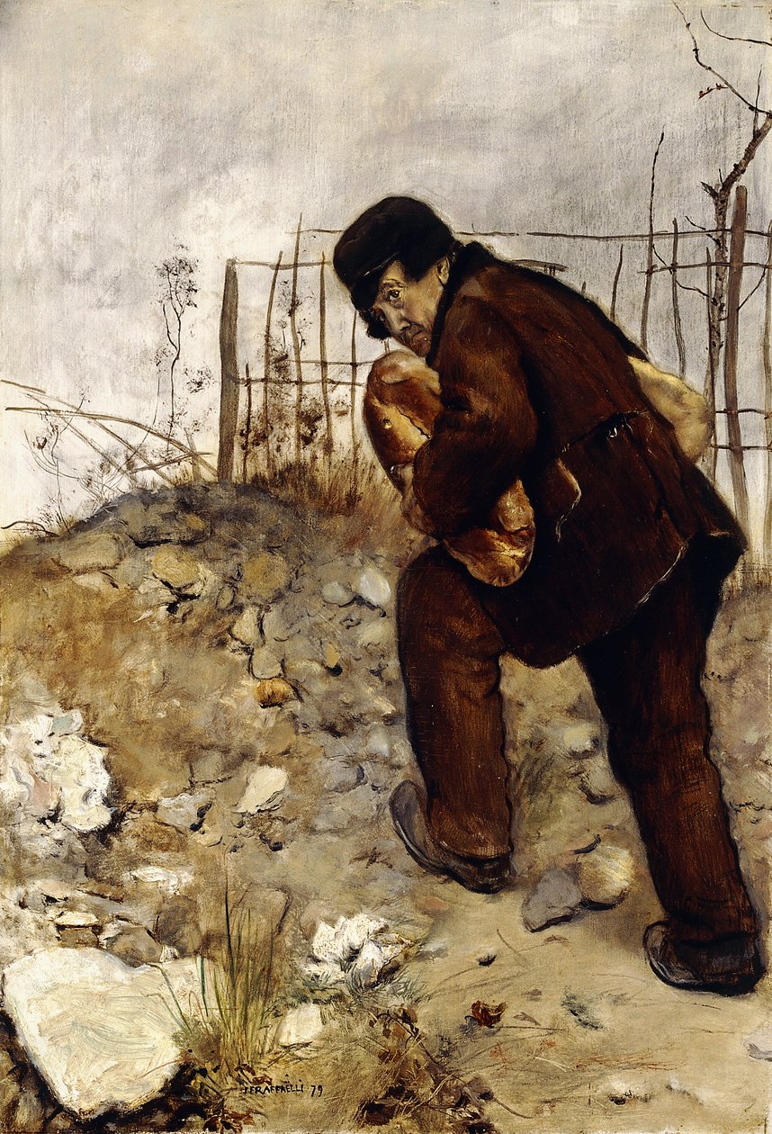 Mannen med två bröd, 1879 av Jean Francois Raffaelli