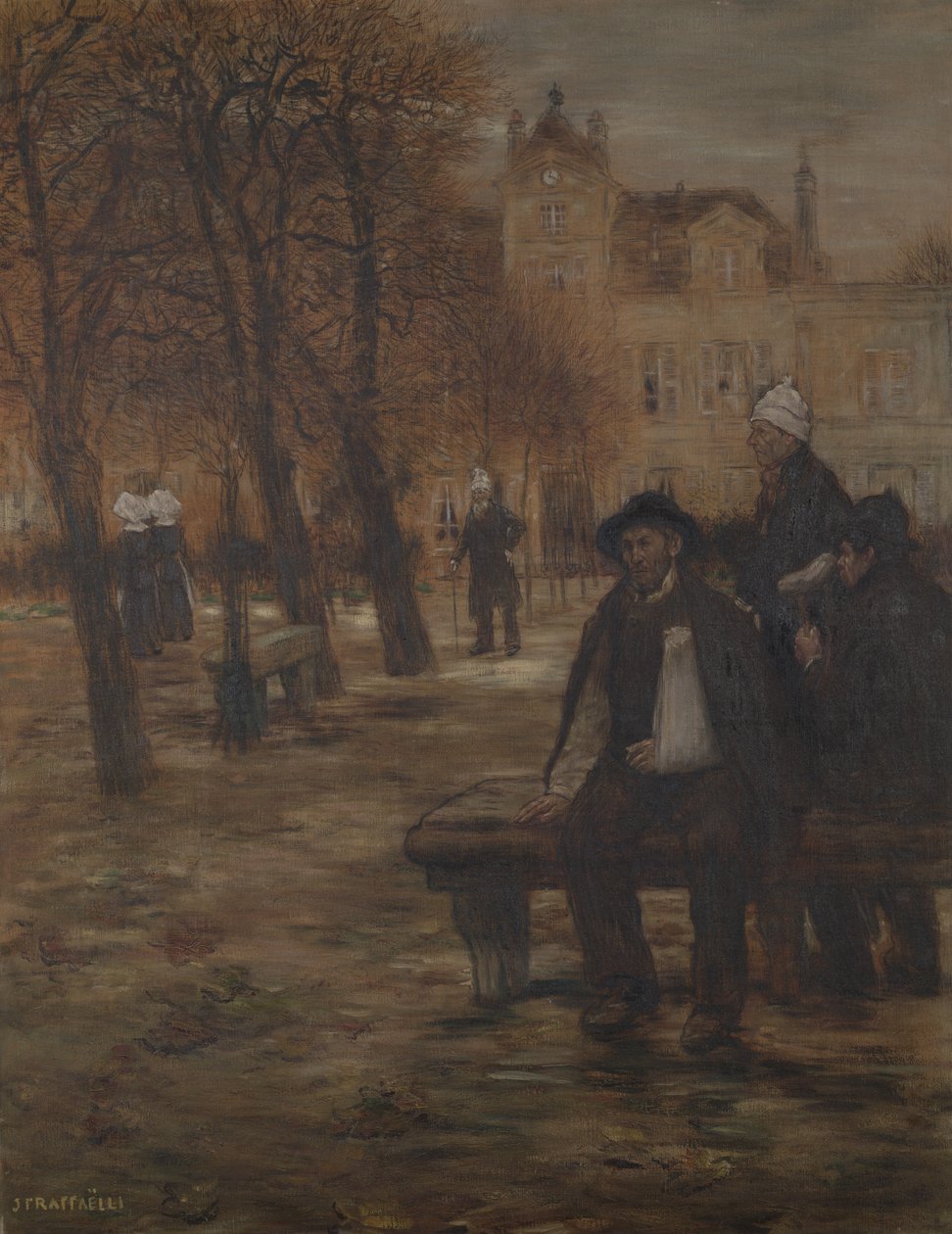 De gamla konvalescenterna, c.1892 av Jean Francois Raffaelli