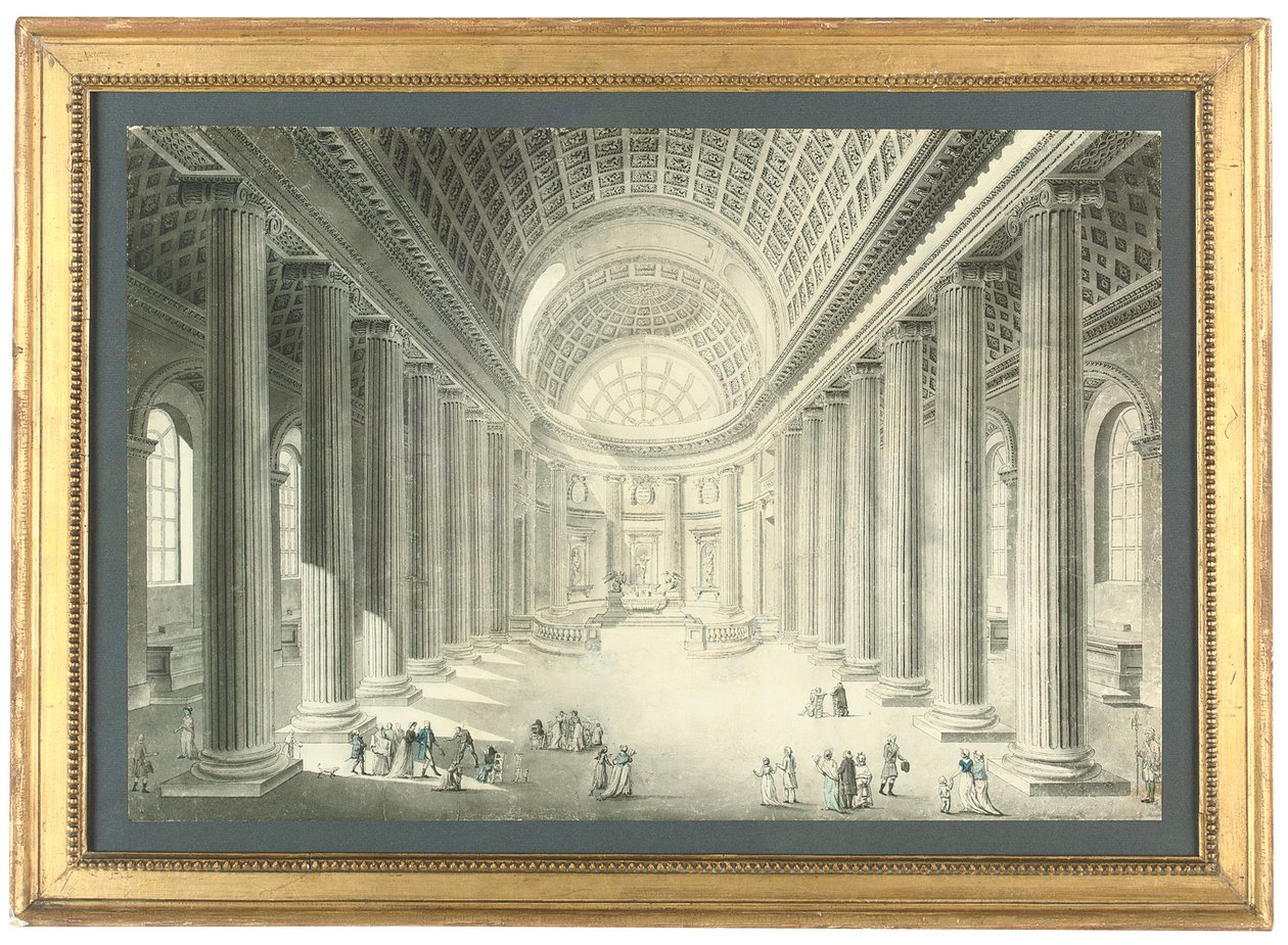 Kyrkan St. Philippe du Roule, Paris av Jean Francois Therese Chalgrin