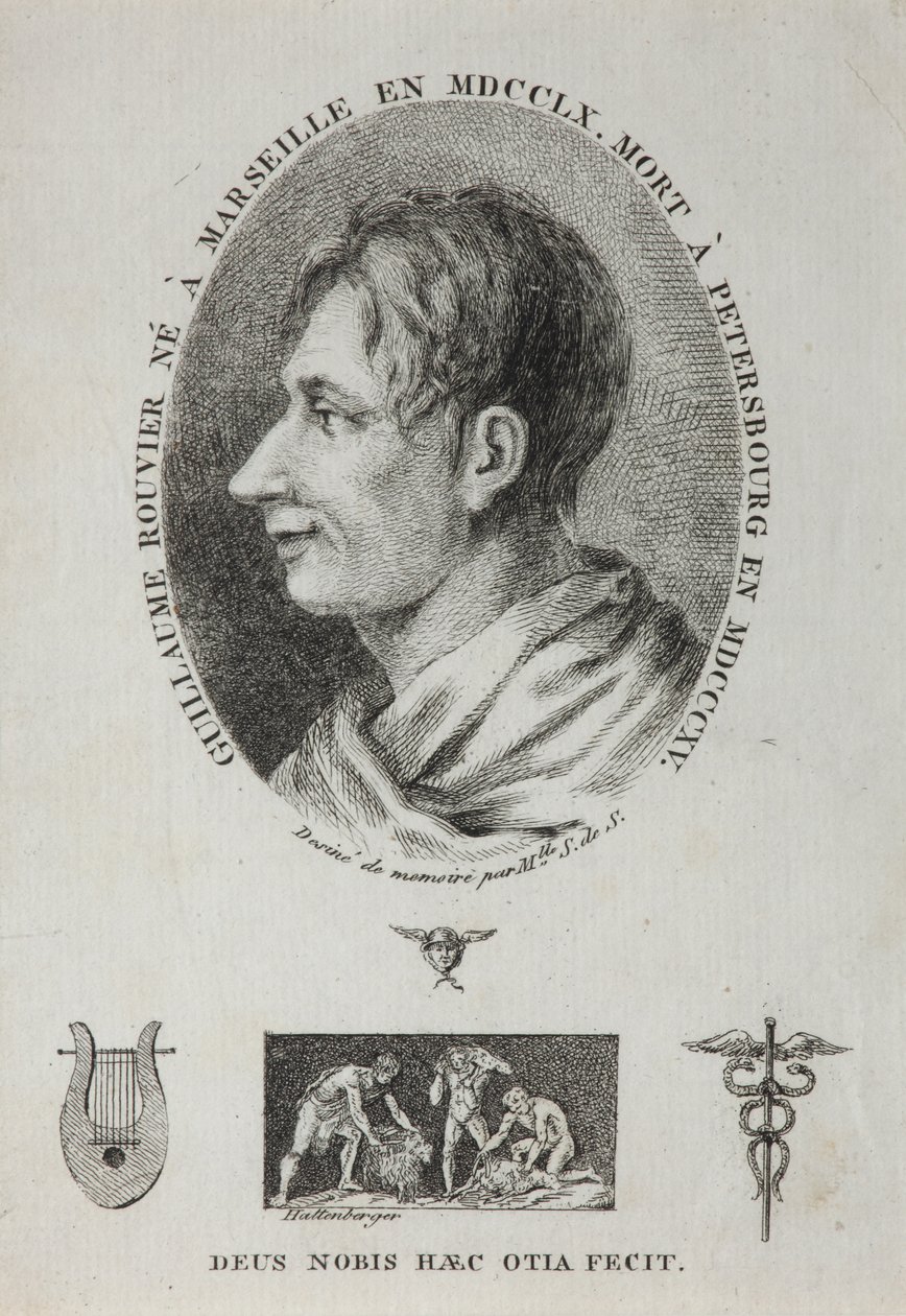 Porträtt av Guillaume Rouvier 1760-1815, 1815 av Jean Francois Xavier Hattenberger