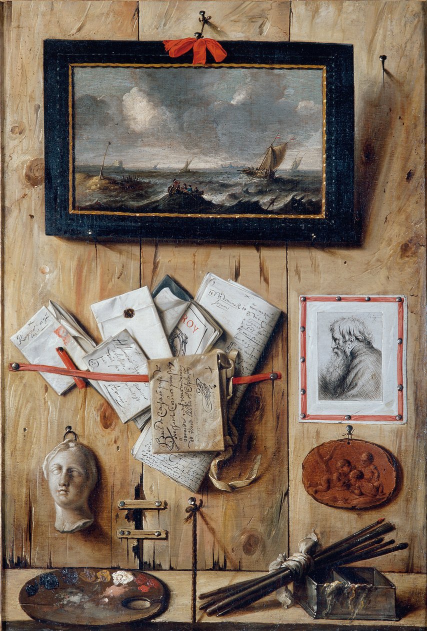 Hörn av Artists Studio av Jean Francois de Le Motte