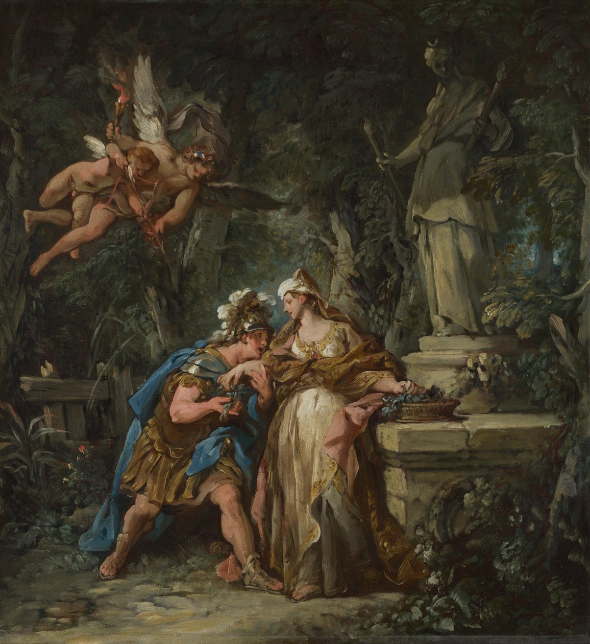 Jason svär evig tillgivenhet till Medea av Jean François de Troy