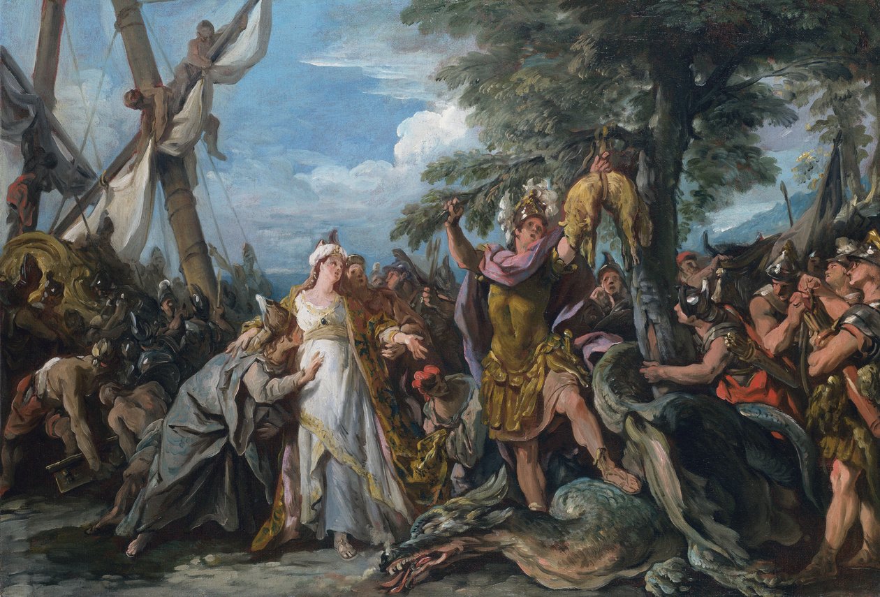 Tillfångatagandet av det gyllene skinnet av Jean François de Troy