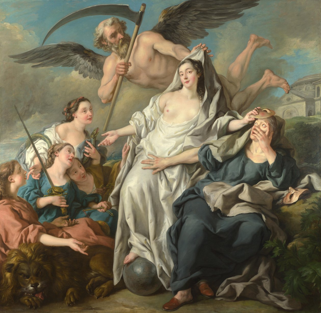 Tiden avslöjar sanningen av Jean François de Troy