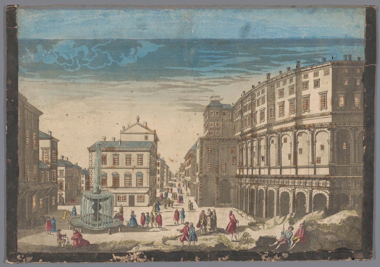 Utsikt över Marcellus teater i Rom av Jean François Daumont (possibly)