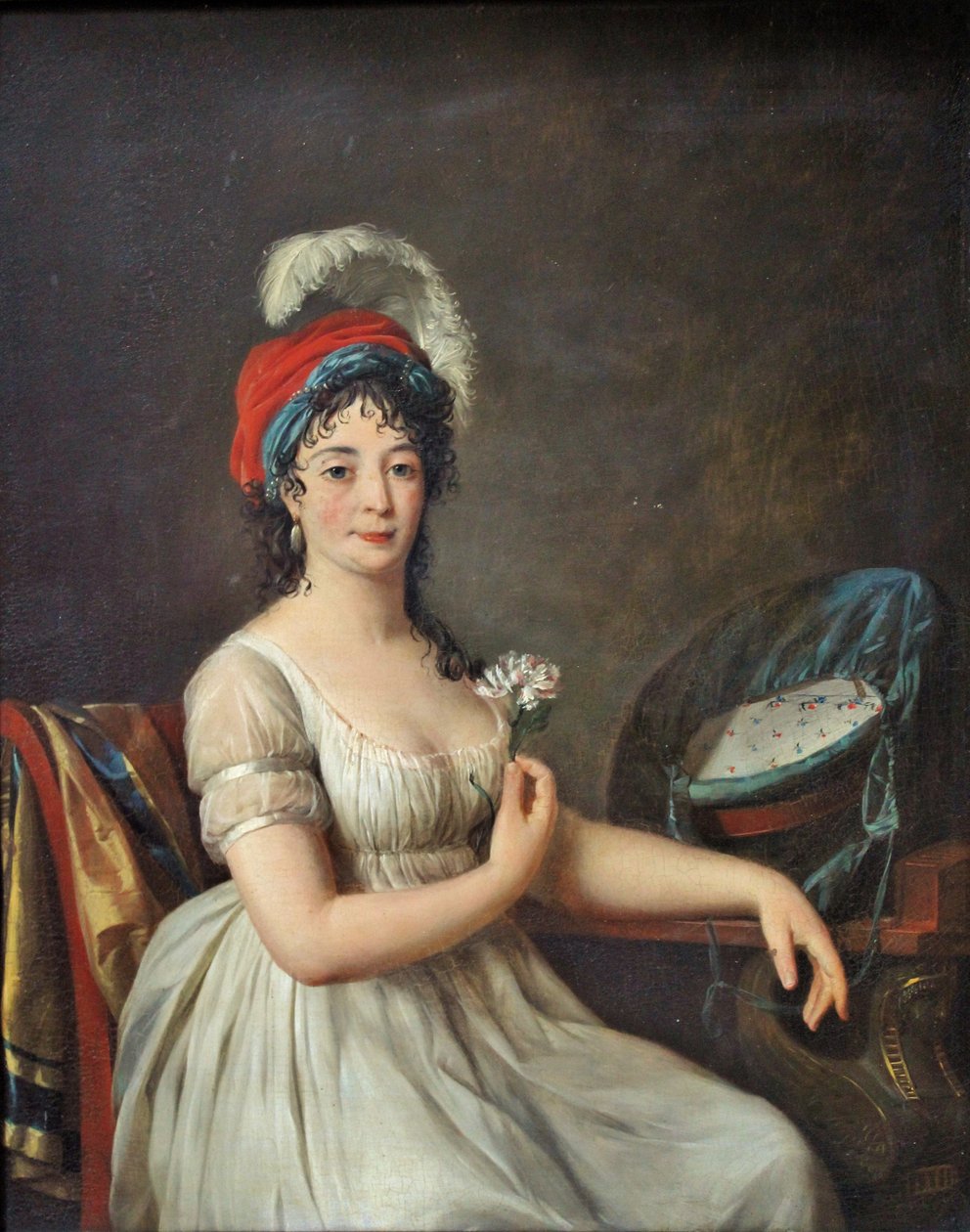 Marie-Rose Aimée Tassin de Villiers (1793-1865), hustru till Tassin de Moncourt av Jean Francois Garneray