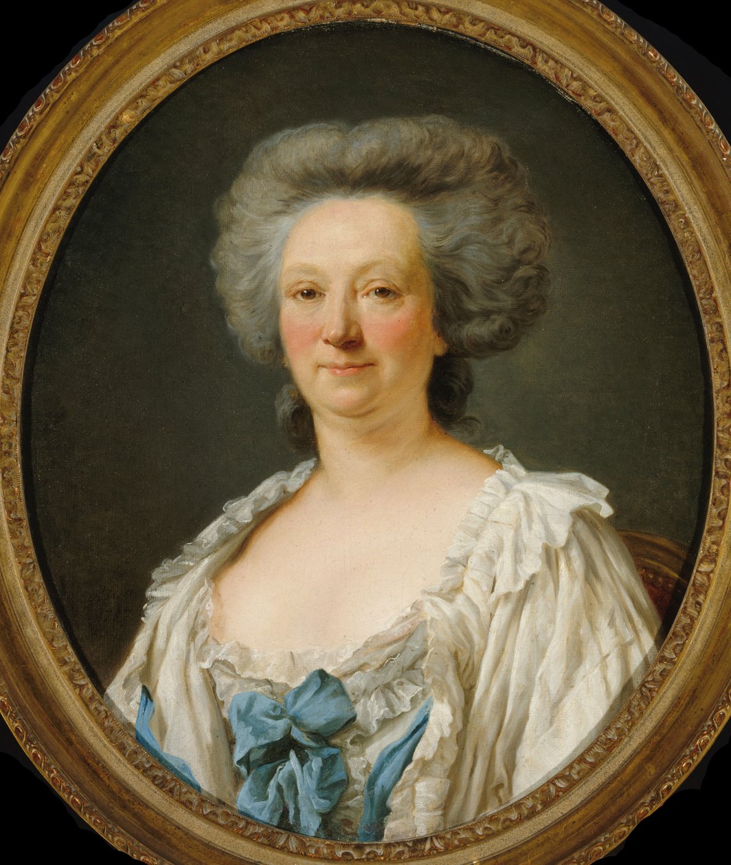 Porträtt av Madame Geoffrin 1699-1777, 1787. av Jean François Gilles Colson