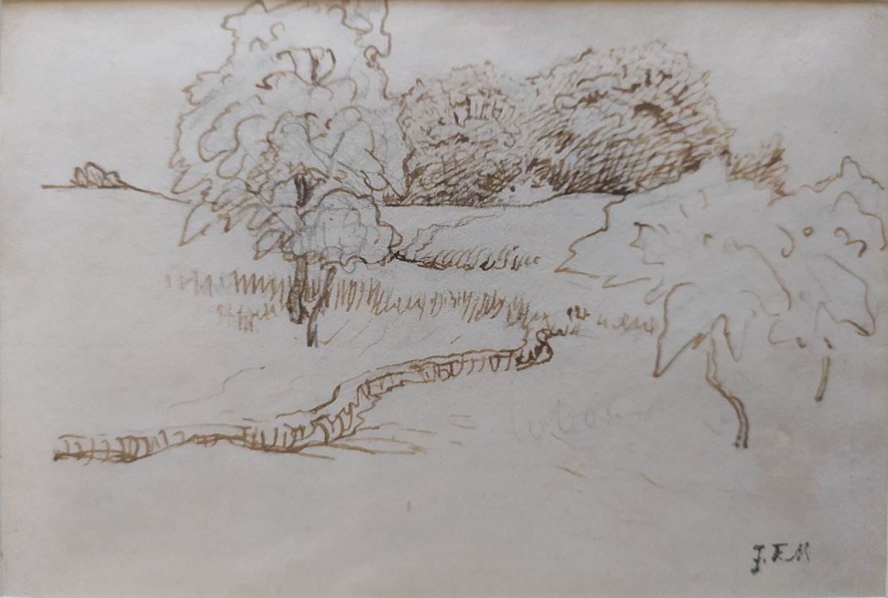 [Träd och planteringar runt Vichy] av Jean Francois Millet