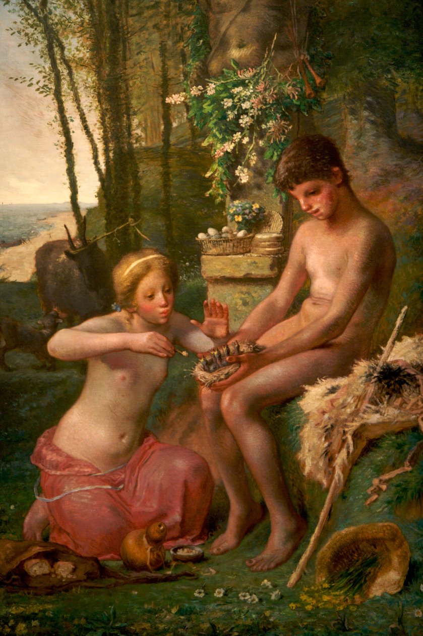Vår (Daphnis och Chloë) av Jean Francois Millet
