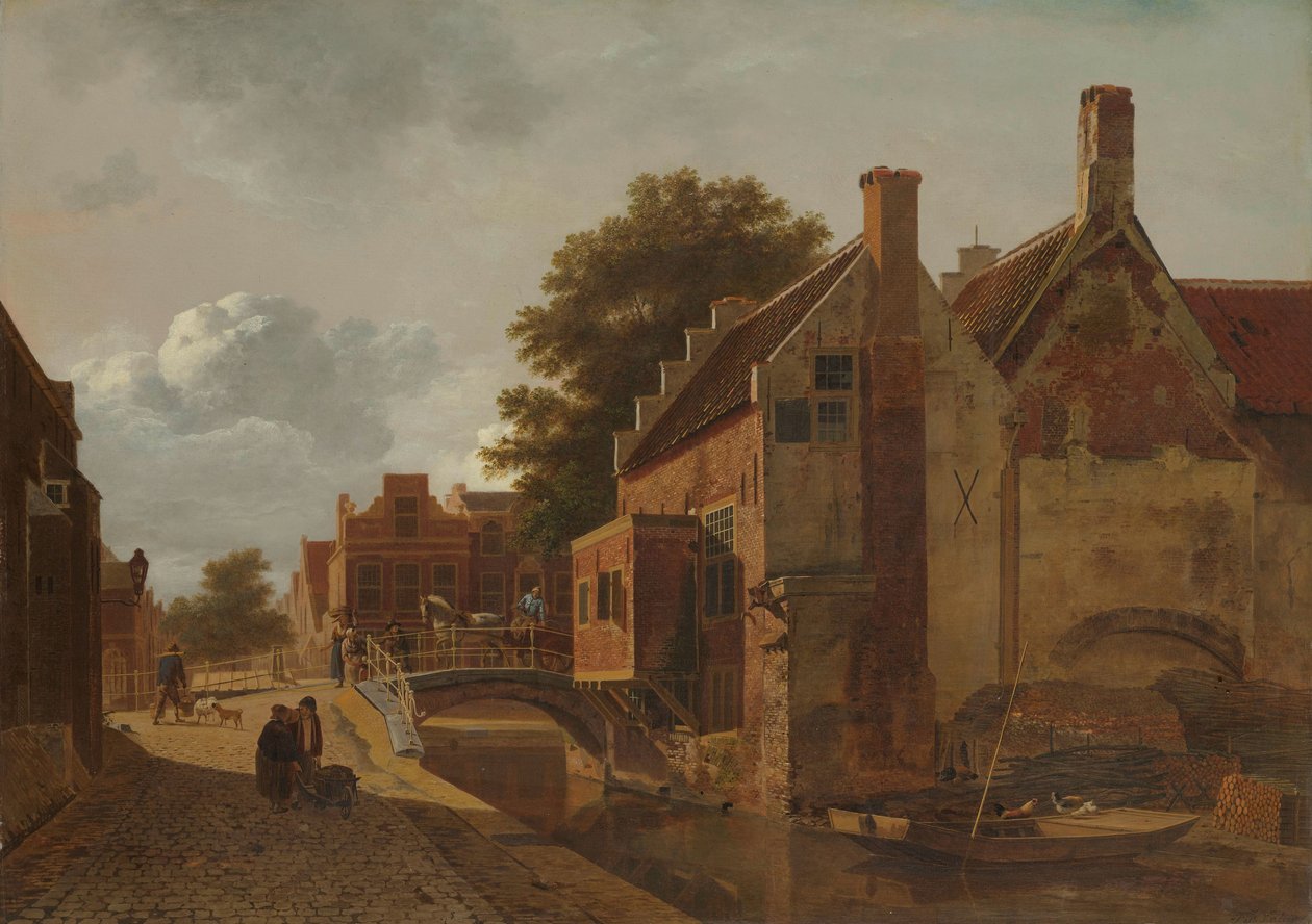 Kalvermarkt, Haag av Jean François Valois