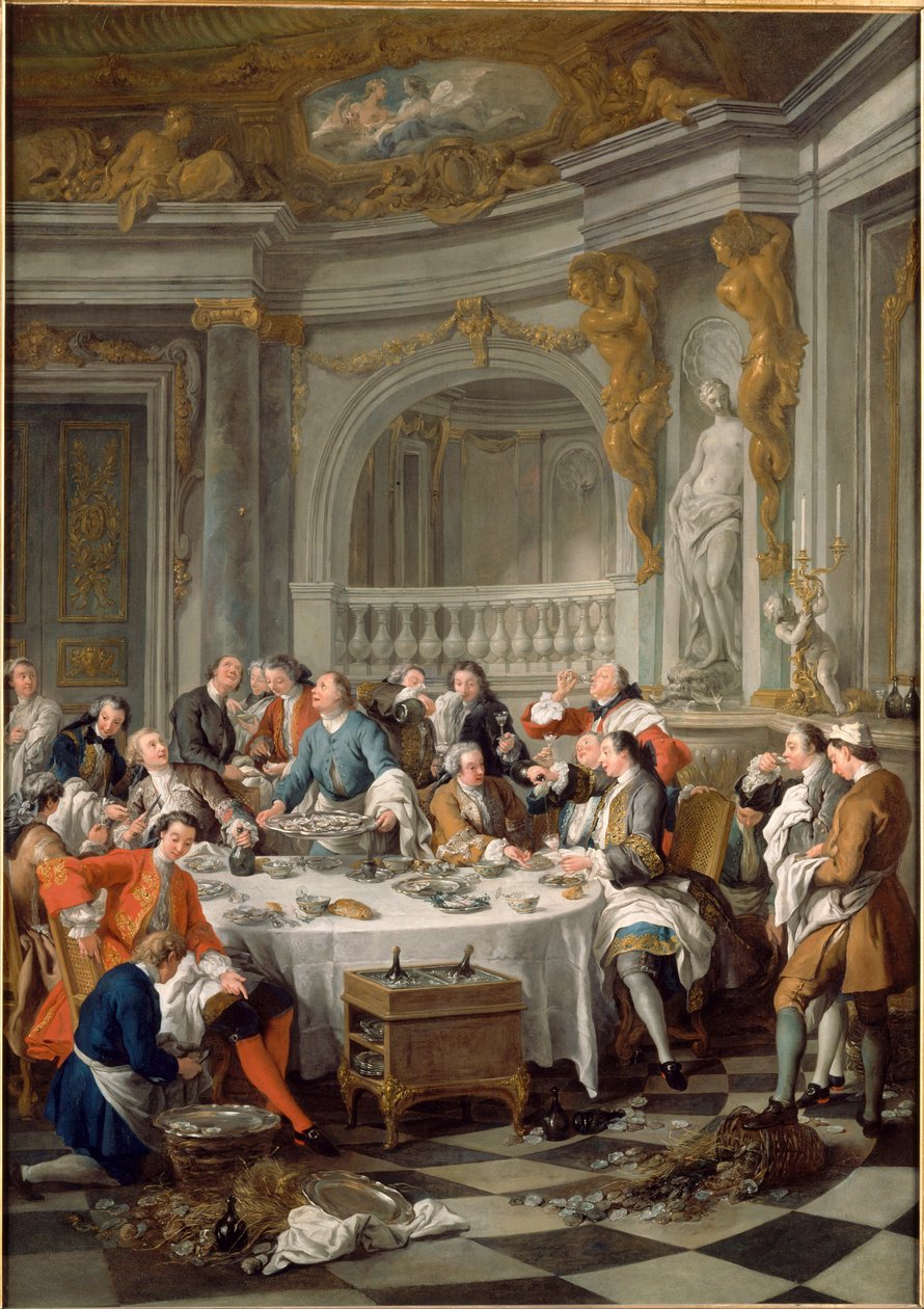 Lunch med ostron av Jean François de Troy