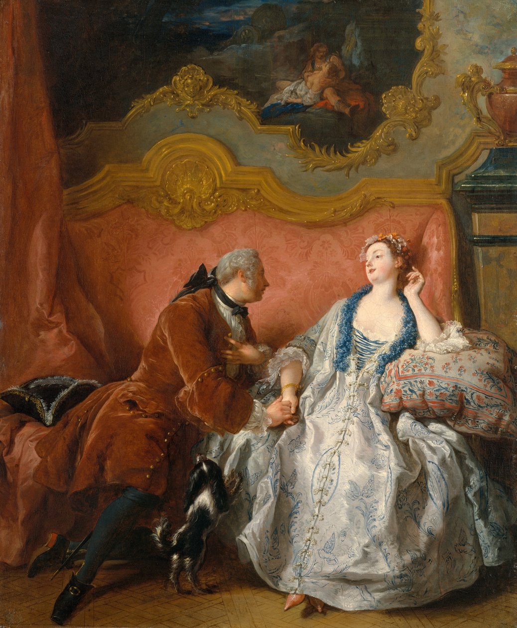 Kärleksförklaringen, ca. 1724. av Jean François de Troy
