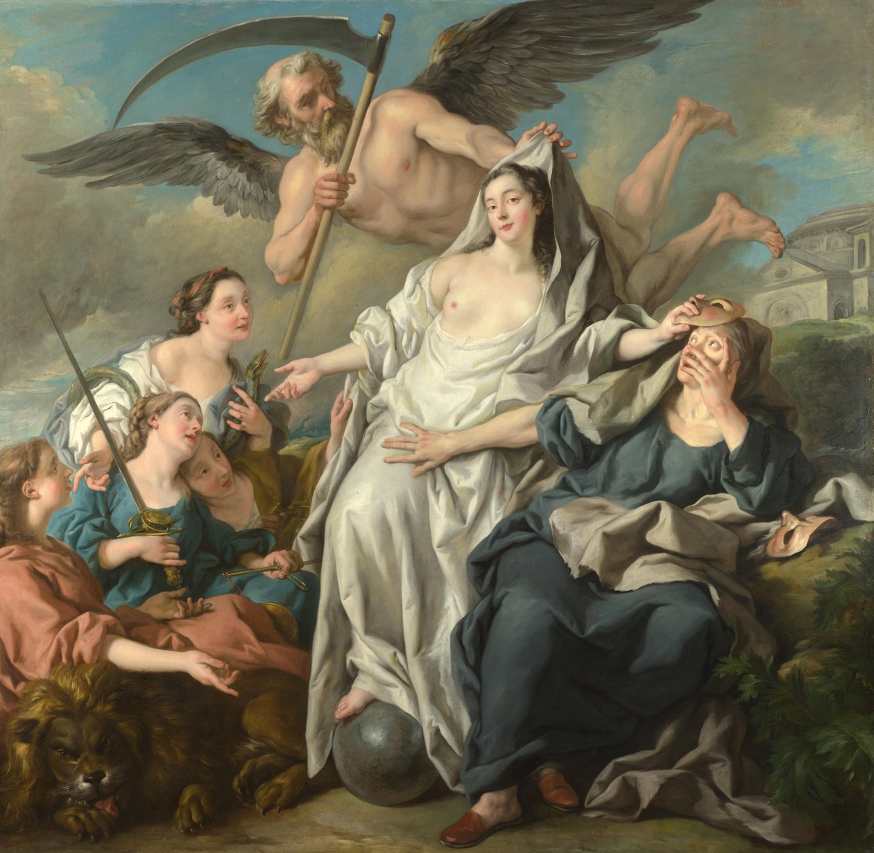 Tiden avslöjar sanningen, 1733 av Jean François de Troy