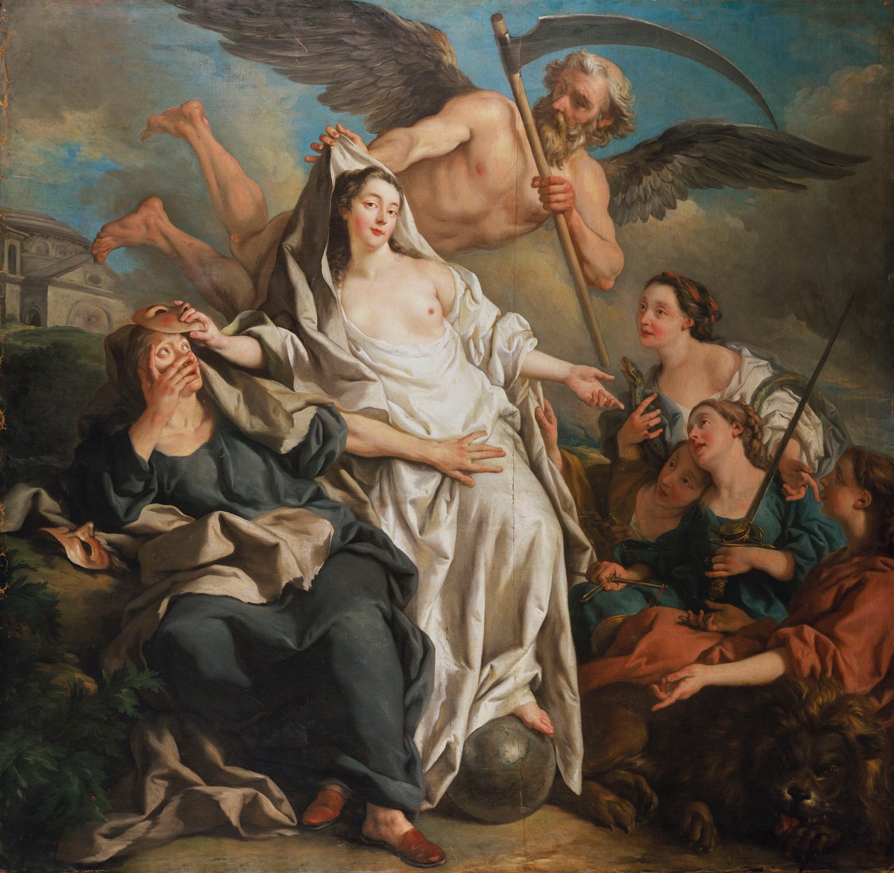 Tiden avslöjar sanningen, 1733 av Jean François de Troy