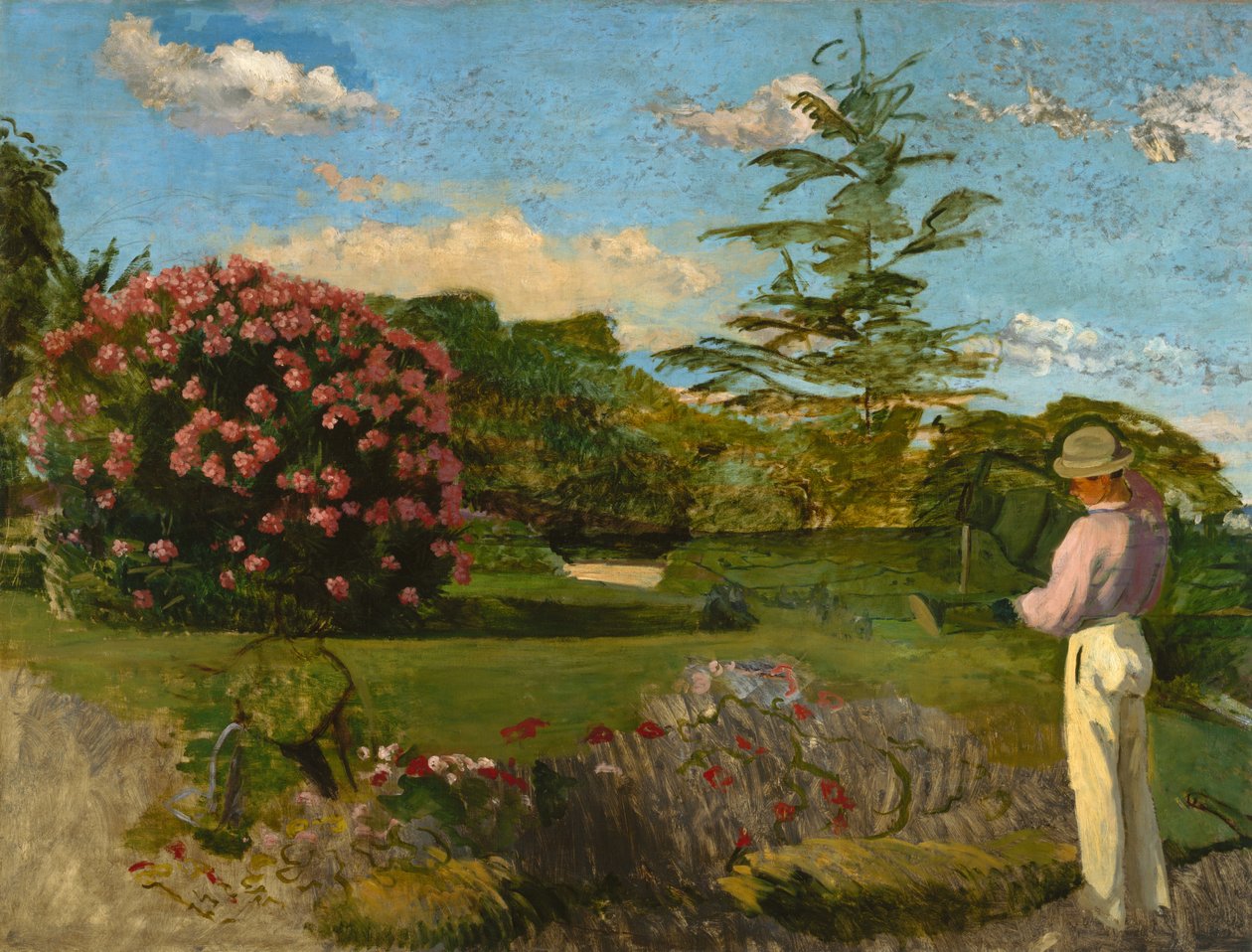 Den lille trädgårdsmästaren, c.1866-67 av Jean Frederic Bazille