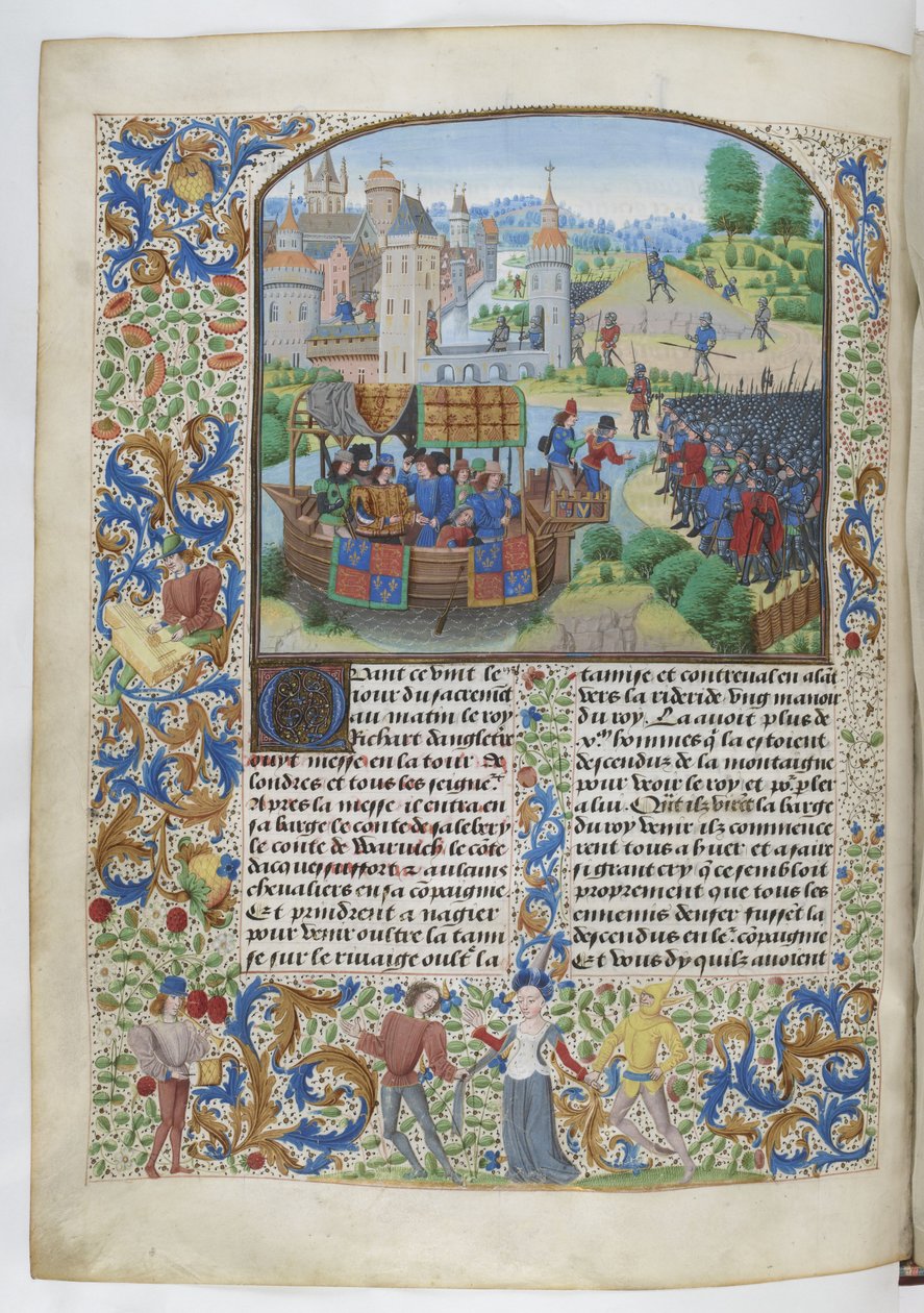 Jean Froissart, Krönikor, 154v, 12148 btv1b8438605hf336, original av Jean Froissart