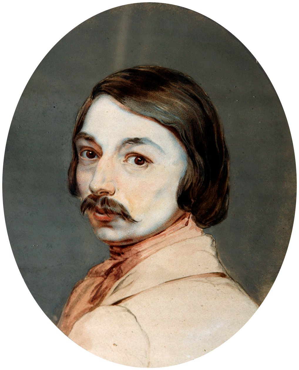 Porträtt av författaren Nikolai Gogol