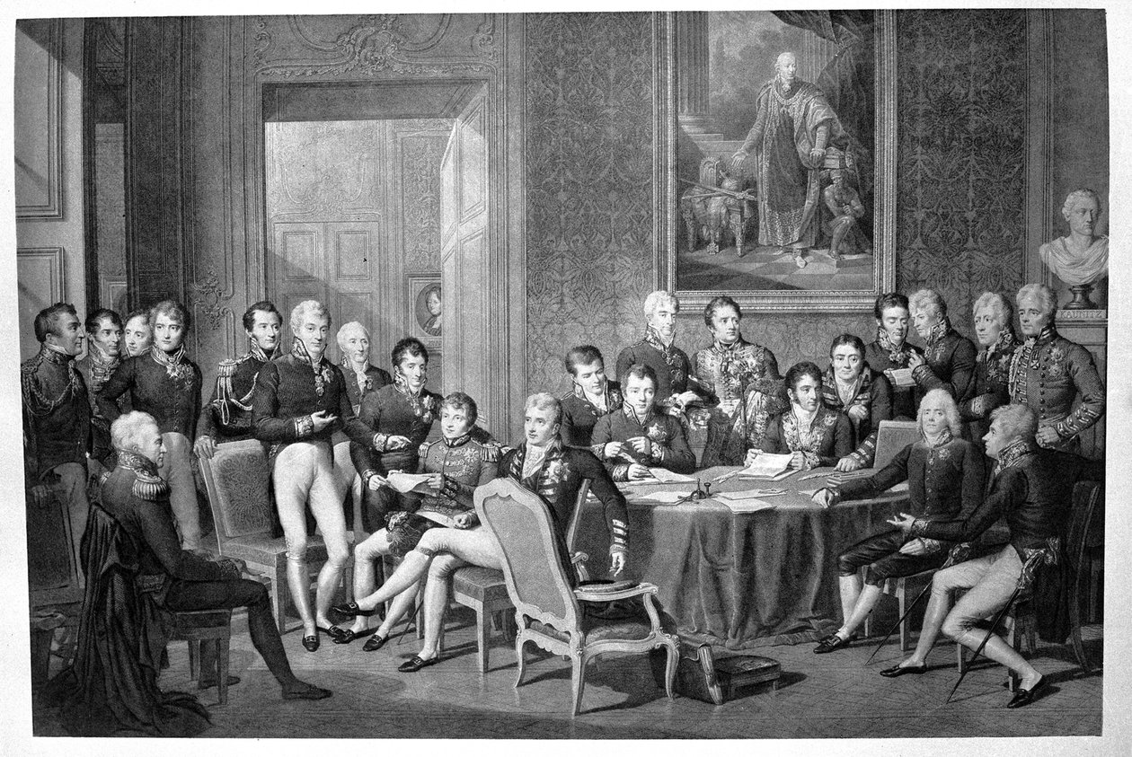 Wienkongressen (gravyr) av Jean Godefroy